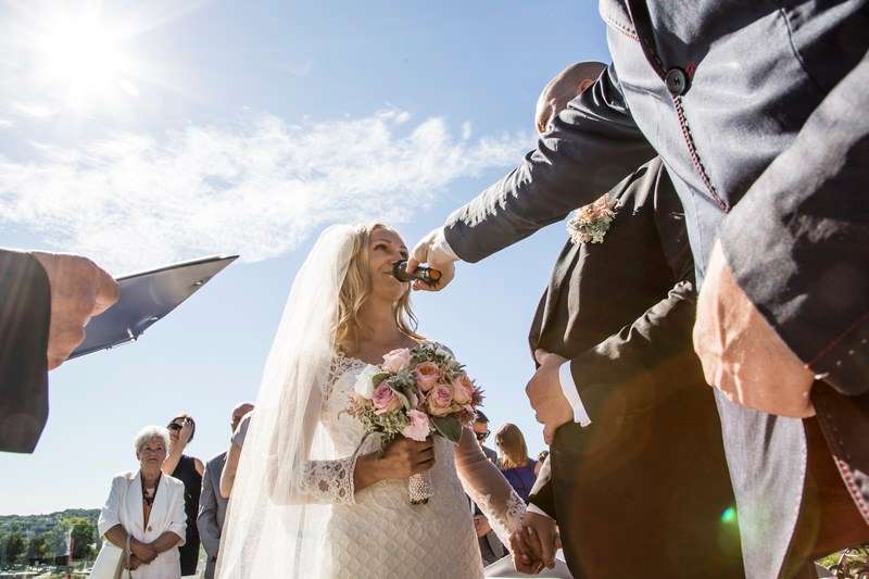 ślub plenerowy na tarasie  w centrum Krakowa, wesele w Krakowie, wedding planner Krakow, organizacja wesela w Krakowie 